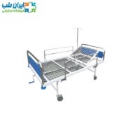 تخت بیمار یک شکن کفی فلزی بدون تنظیم ارتفاع - تصویر 2