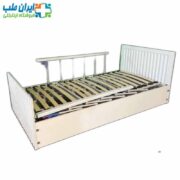 تخت بیمار بیمارستانی چوبی خانگی برقی - تصویر 4